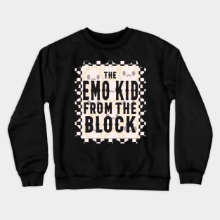 The Emo Kid From The Block Sad Face Crewneck Sweatshirt